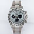 2020 PAPERS MINT Rolex Daytona Ghost Panda Silver Dial Chrono 116509 White Gold Watch