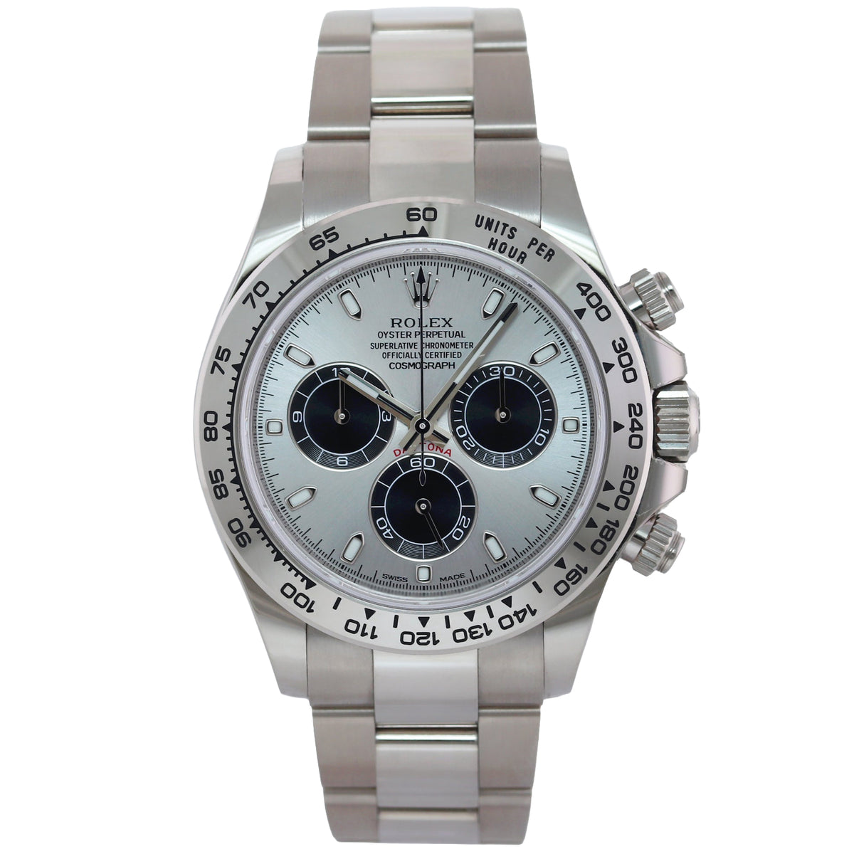 2026 RSC PAPERS Rolex Daytona Ghost Panda Silver Chrono 116509 White Gold Watch Box