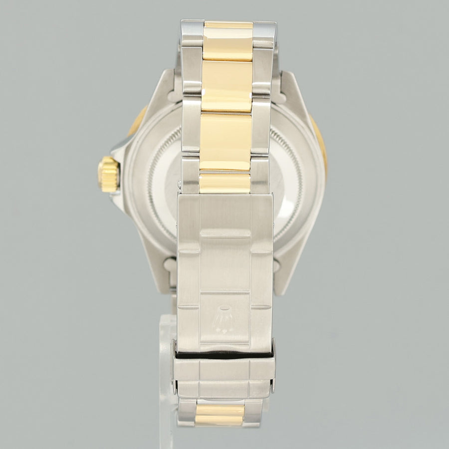 Rolex Submariner 16613 Two Tone Gold Champagne Serti Diamond Watch Box