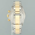 MINT Rolex Daytona 16523 Zenith Two Tone Yellow Gold White Stick Watch Box
