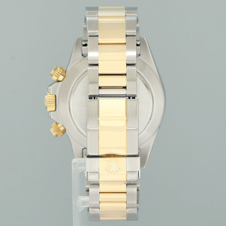 MINT Rolex Daytona 16523 Zenith Two Tone Yellow Gold White Stick Watch Box