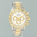 MINT Rolex Daytona 16523 Zenith Two Tone Yellow Gold White Stick Watch Box