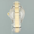 2001 GOLD BUCKLE Rolex Submariner 16613LN Gold Two Tone Black Watch Box