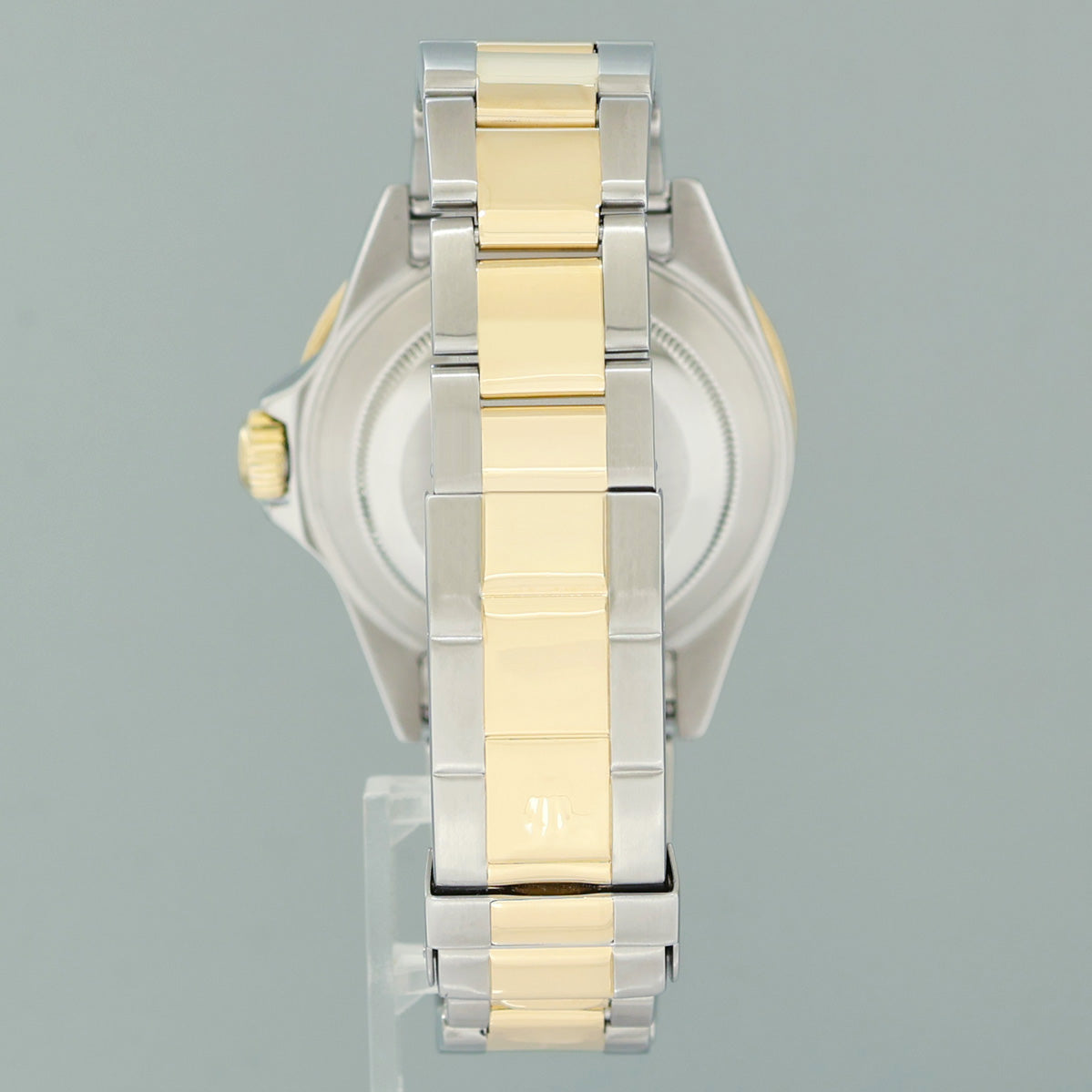 2001 GOLD BUCKLE Rolex Submariner 16613LN Gold Two Tone Black Watch Box