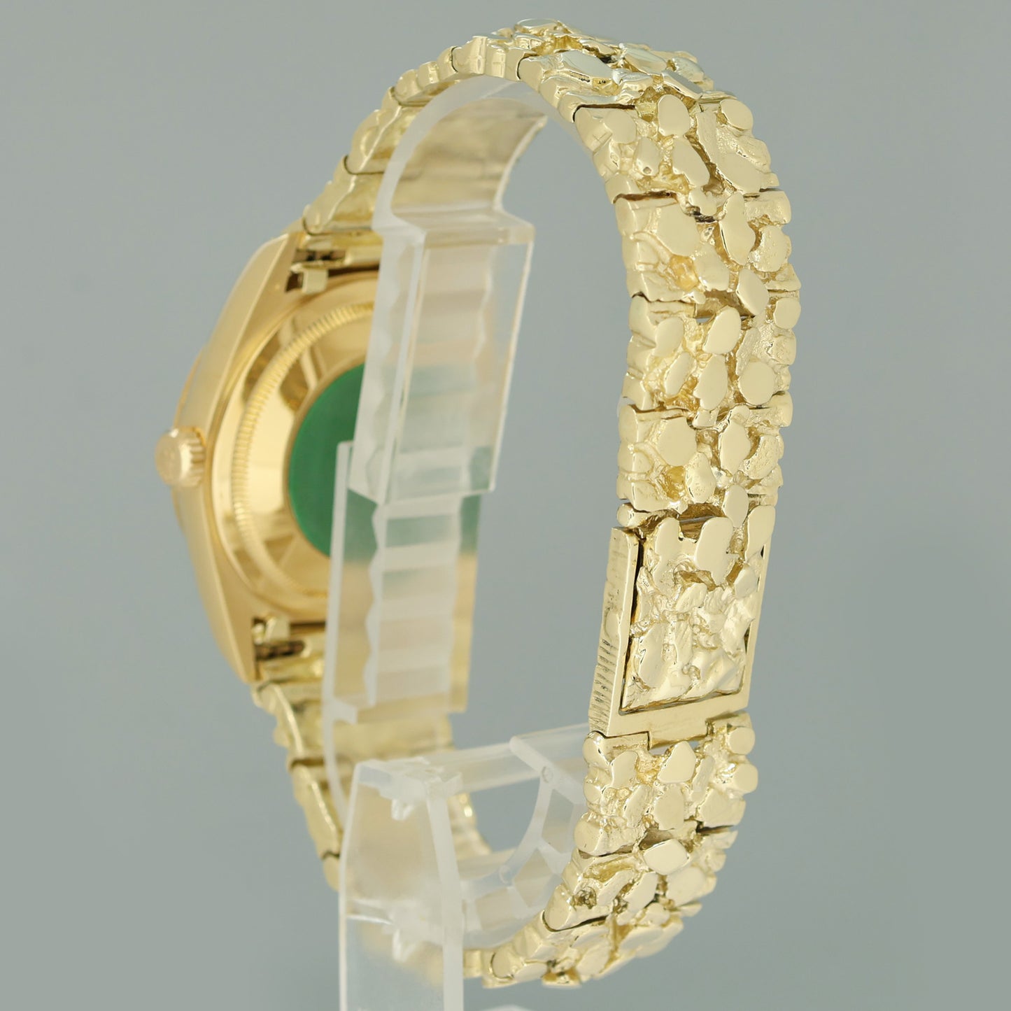 Rolex 18238 President Day-Date Champagne Nugget Double Quickset Yellow Gold Watch