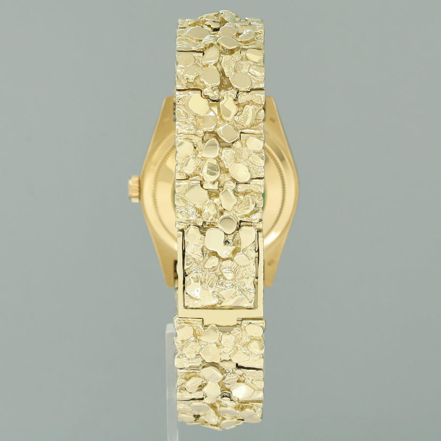 Rolex 18238 President Day-Date Champagne Nugget Double Quickset Yellow Gold Watch
