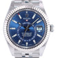2023 MINT Rolex Sky-Dweller Steel BLUE Jubilee Fluted 42mm 326934 Watch Box
