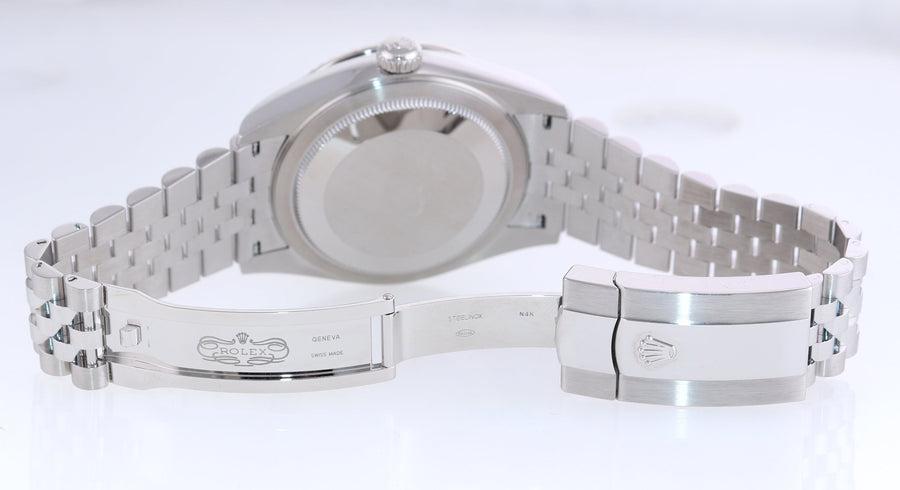 2021 NEW PAPERS Rolex Sky-Dweller Steel BLUE Jubilee Fluted 42mm 326934 Watch Box