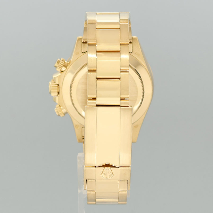 2025 ROLEX CPO PAPERS GREEN DAYTONA Rolex 116508 Yellow Gold John Mayer Watch