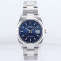 2022 MINT Blue Stick Rolex 126200 DateJust 36mm Steel Oyster Band Watch Box