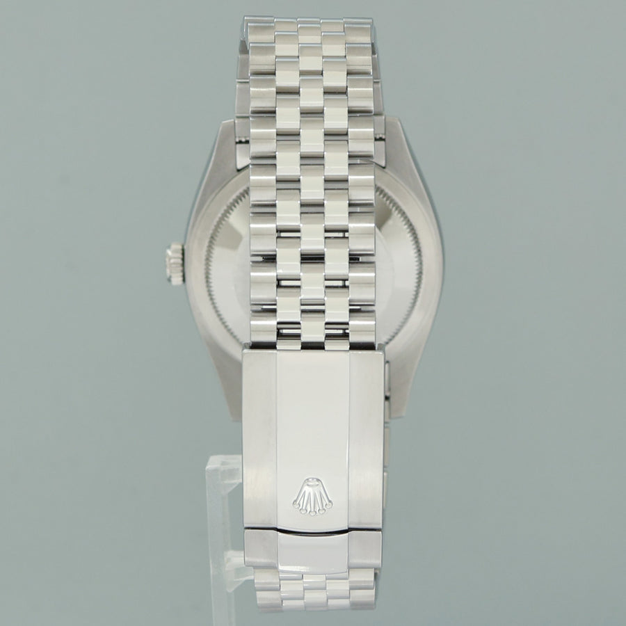 2025 NEW PAPERS Rolex 126200 DateJust 36mm Blue Stick Steel Jubilee Band Watch