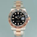 2023 MINT Rolex GMT Master II Root Beer Two Tone Rose Gold 126711 CHNR Watch Box