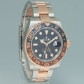 2023 MINT Rolex GMT Master II Root Beer Two Tone Rose Gold 126711 CHNR Watch Box