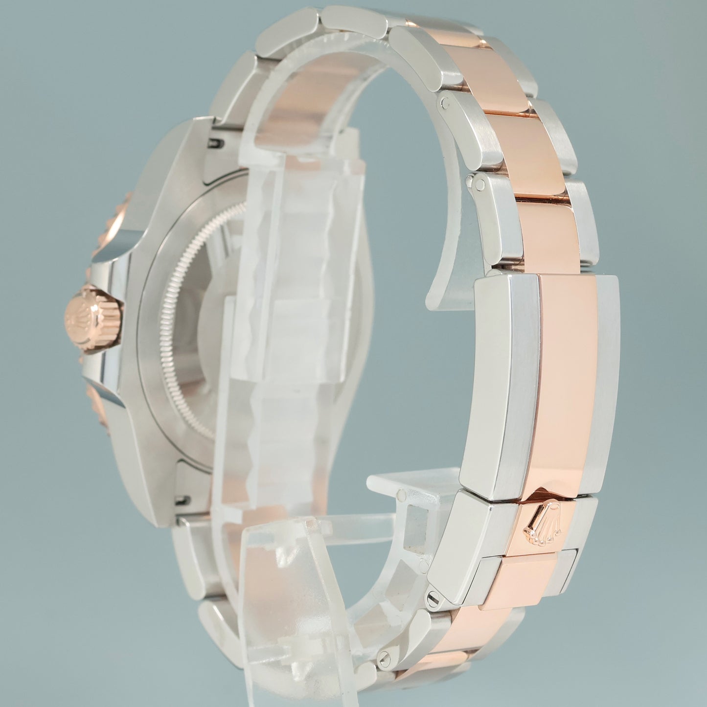 2023 MINT Rolex GMT Master II Root Beer Two Tone Rose Gold 126711 CHNR Watch Box