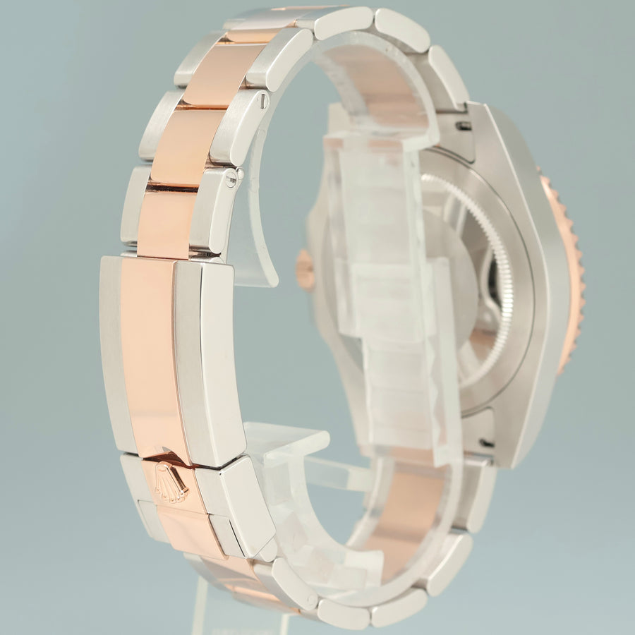 2023 MINT Rolex GMT Master II Root Beer Two Tone Rose Gold 126711 CHNR Watch Box