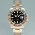 2022 NEW PAPERS Rolex 126711CHNR GMT Master II Root Beer 40mm Rose Gold Watch Box