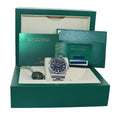 2022 NEW PAPERS Rolex Oyster Perpetual 41mm Blue Stick Oyster Watch 124300 Box