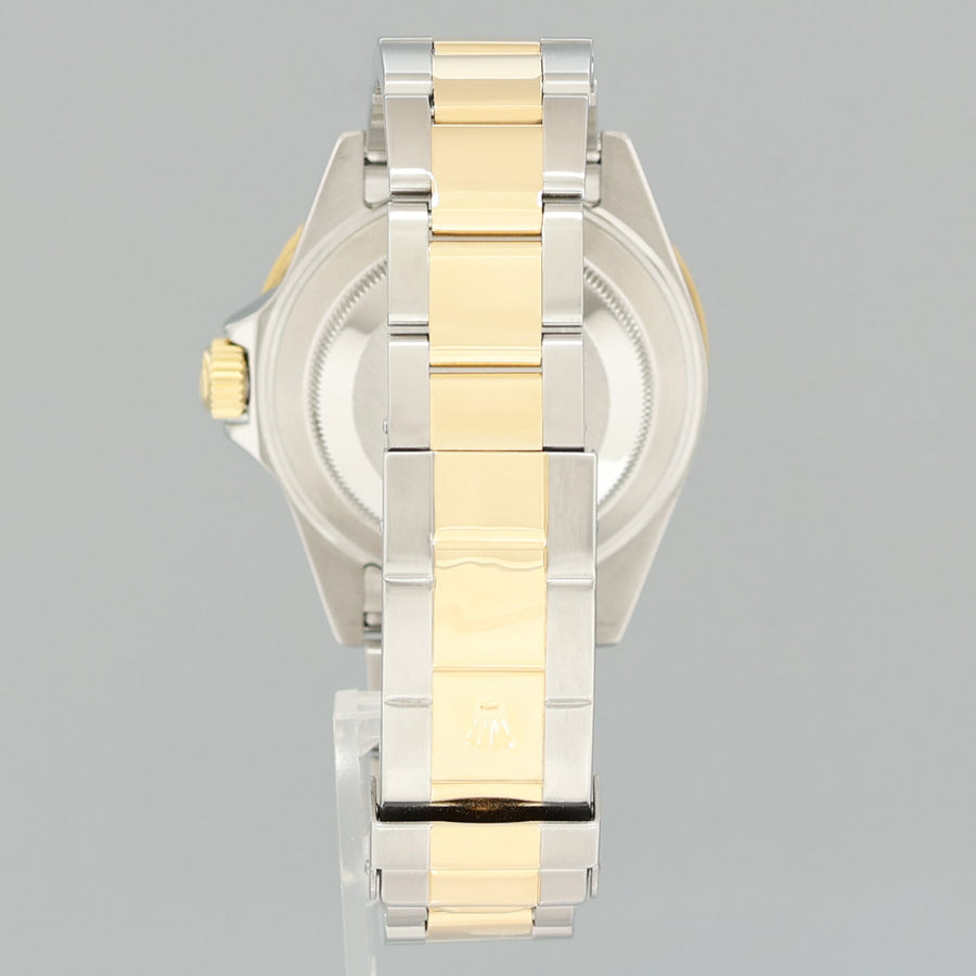 MINT 2001 Rolex Submariner 16613LB Yellow Gold Steel Two Tone Sunburst Blue Watch