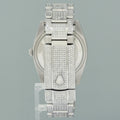DIAMOND Rolex Oyster 115200 Pave Diamond Oyster Perpetual Date 34mm Steel Watch Box