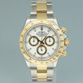MINT Rolex Daytona 116523 White Dial Steel Yellow Gold Two Tone Steel Watch Box