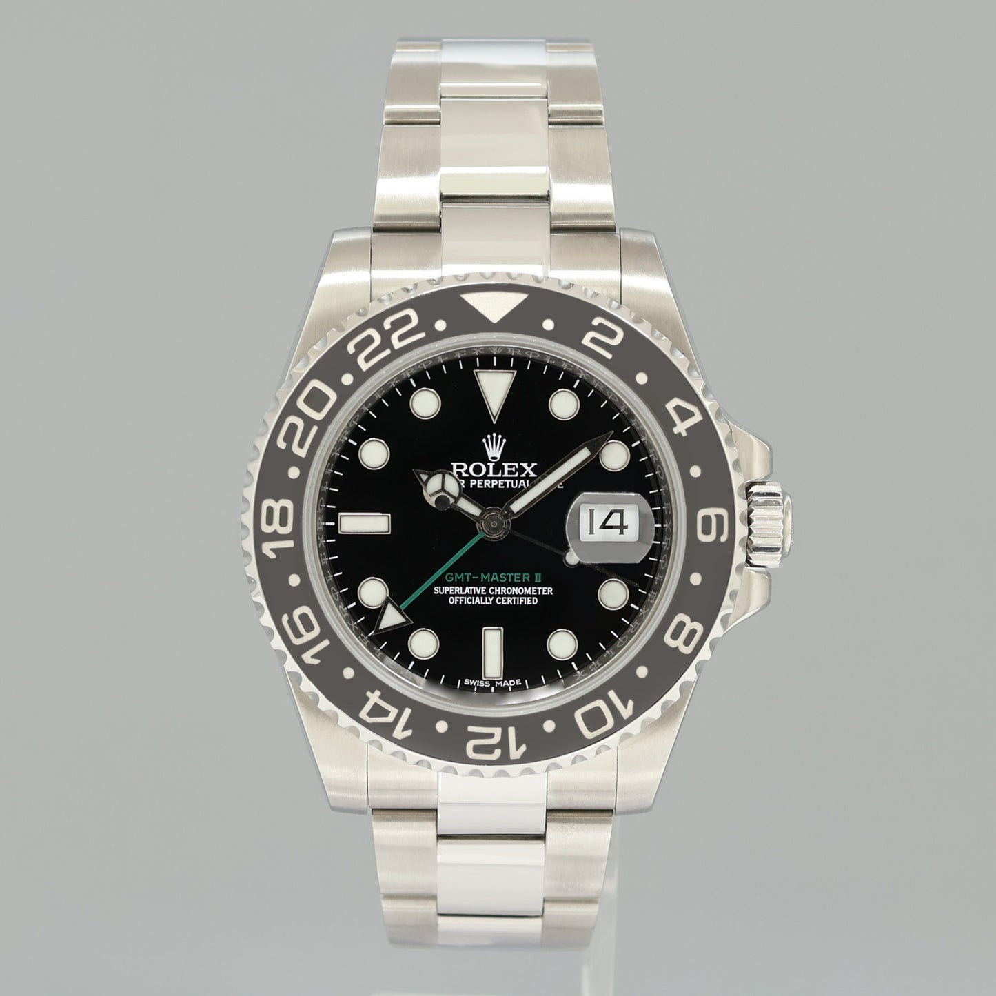 2024 CPO PAPERS Rolex GMT Master II 116710LN Steel Ceramic Black 40mm Watch Box