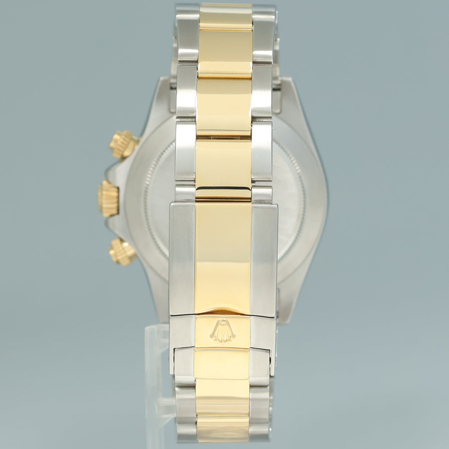 MINT Rolex Daytona 116523 White Dial Steel Yellow Gold Two Tone Steel Watch Box