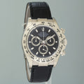 MINT Rolex Daytona Black Dial 116519 White Gold 40mm Chrono Watch Box