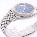 2023 MINT Rolex DateJust 41 41mm Blue Roman Jubilee Fluted 126334 Watch Box