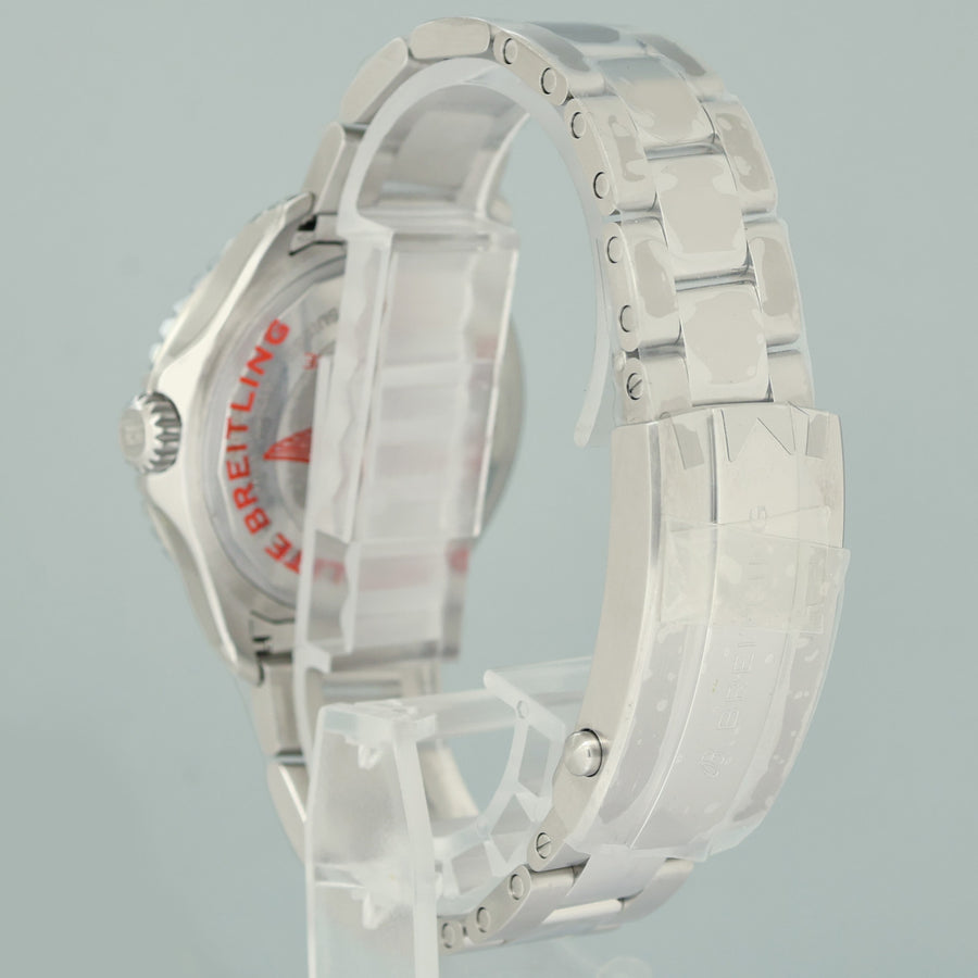 NEW Stickered Breitling Superocean A17377211C1A1 A17377 Auto 36mm White Blue With Box