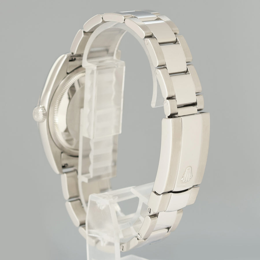 MINT 2010 PAPERS Rolex DateJust 36 116200 Rhodium Roman Oyster Steel 36mm Watch Box