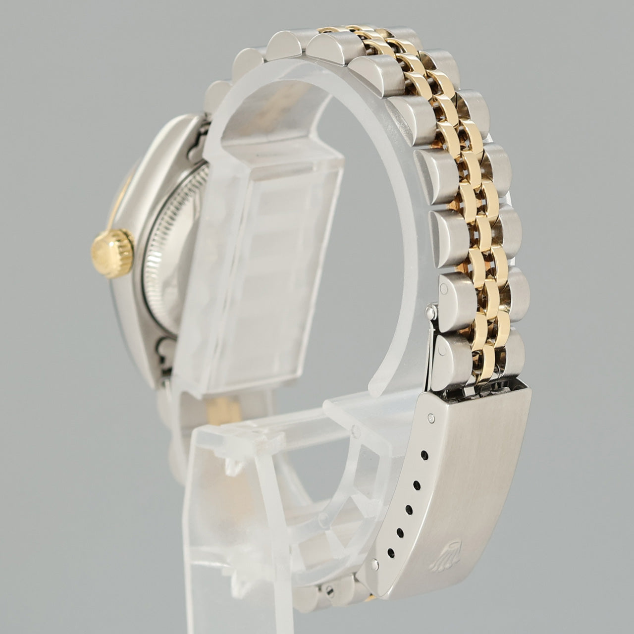 PAPERS Ladies Rolex DateJust 179173 Champagne Diamond Two-Tone Gold Jubilee Watch