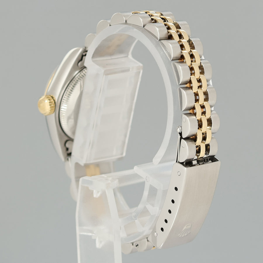 PAPERS Ladies Rolex DateJust 179173 Champagne Diamond Two-Tone Gold Jubilee Watch