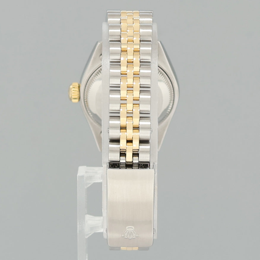 PAPERS Ladies Rolex DateJust 179173 Champagne Diamond Two-Tone Gold Jubilee Watch