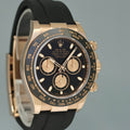 2021 MINT Rolex Oysterflex Daytona 116515LN Rose Gold Black Dial Ceramic Watch Box