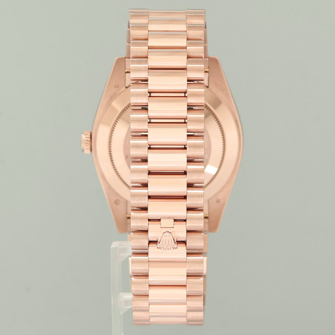 2026 NEW PAPERS Rolex President 40mm Rose Gold Green Ombre 228235 Watch Box