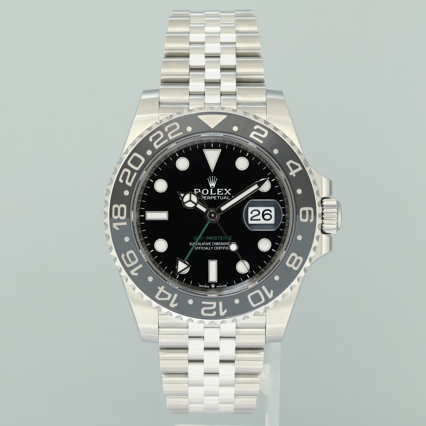 2025 MINT Rolex 126710GRNR GMT Master II Bruce Wayne Jubilee Watch