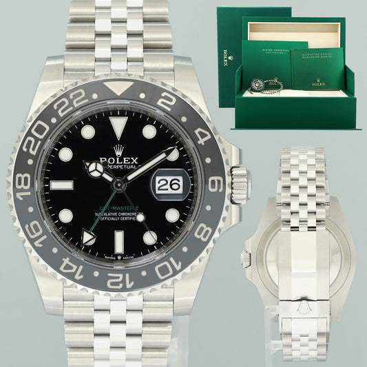 2025 MINT Rolex 126710GRNR GMT Master II Bruce Wayne Jubilee Watch