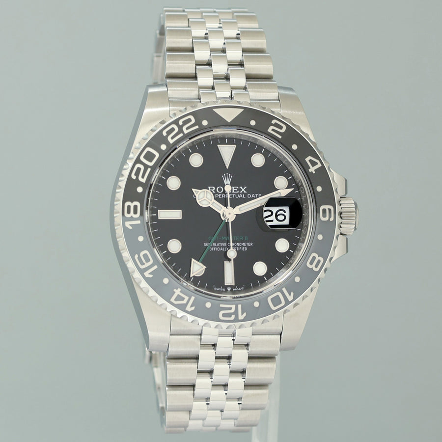 2025 MINT Rolex 126710GRNR GMT Master II Bruce Wayne Jubilee Watch