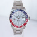 2023 NEW PAPERS Rolex GMT-Master II 126719 Pepsi METEORITE White Gold Watch Box