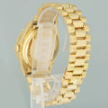 Rolex President Day-Date White Diamond 18038 Quickset Yellow Gold Watch Box