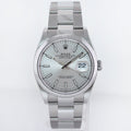 2024 NEW PAPERS Rolex 126200 DateJust 36mm Silver Stick Steel Oyster Band Watch