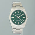 2024 NEW PAPERS ROLEX 124300 Oyster Perpetual 41mm Green Dial Oyster Watch Box