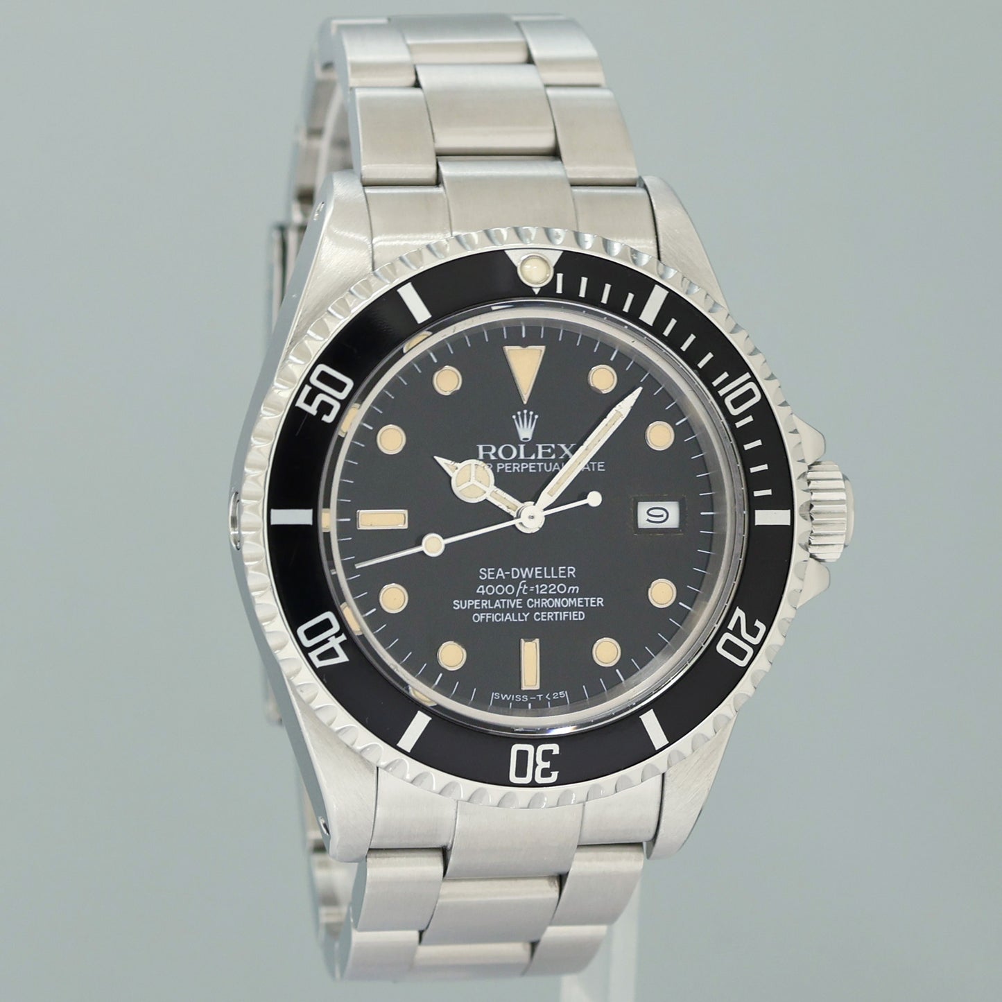 1988 PAPERS Rolex Sea-Dweller Steel Tritium 16660 Date 40mm Watch Box