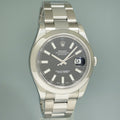 2013 MINT Rolex DateJust II 116300 Black Stick Oyster Steel 41mm Watch Box