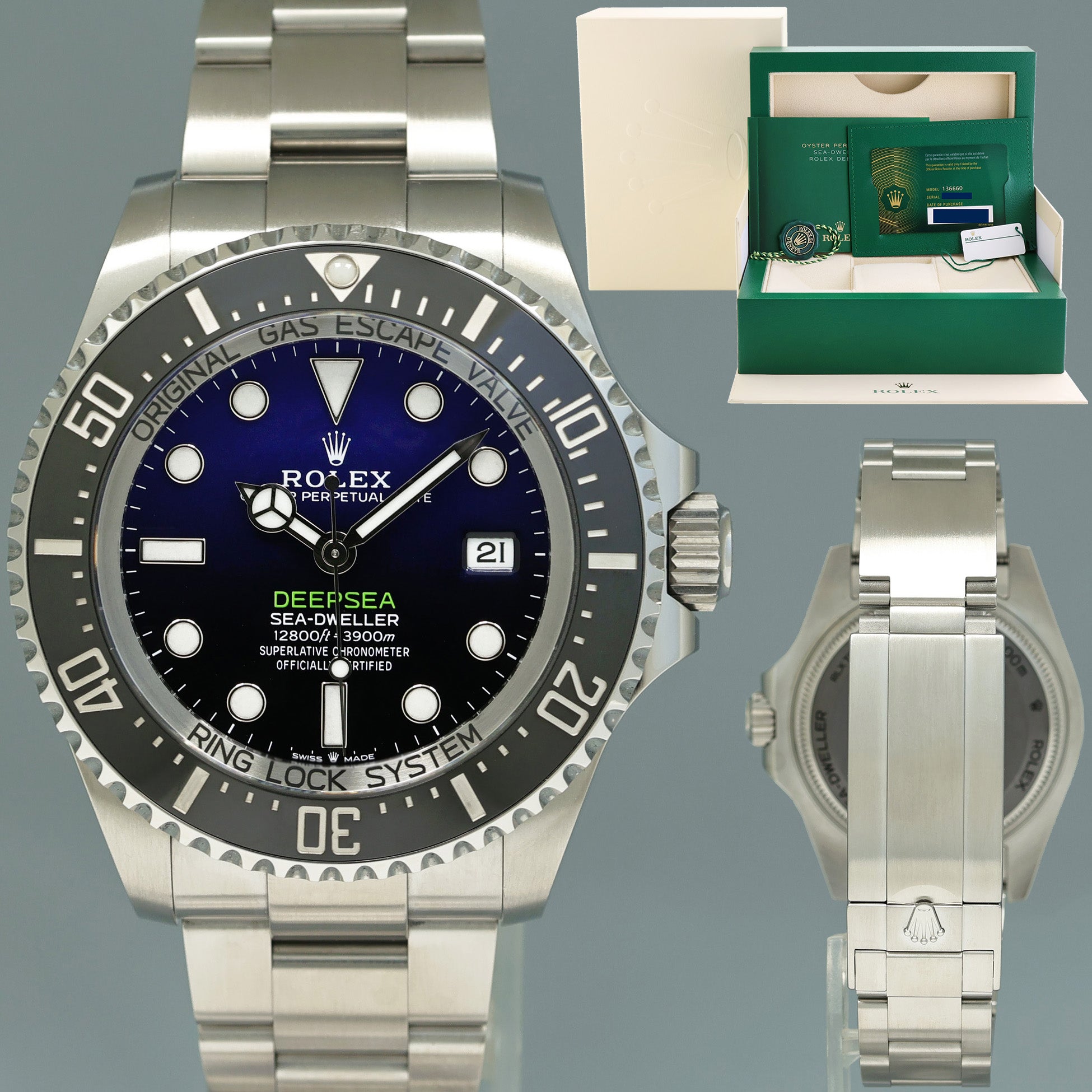 Rolex Sea-Dweller Deepsea for $12,159 for sale from a