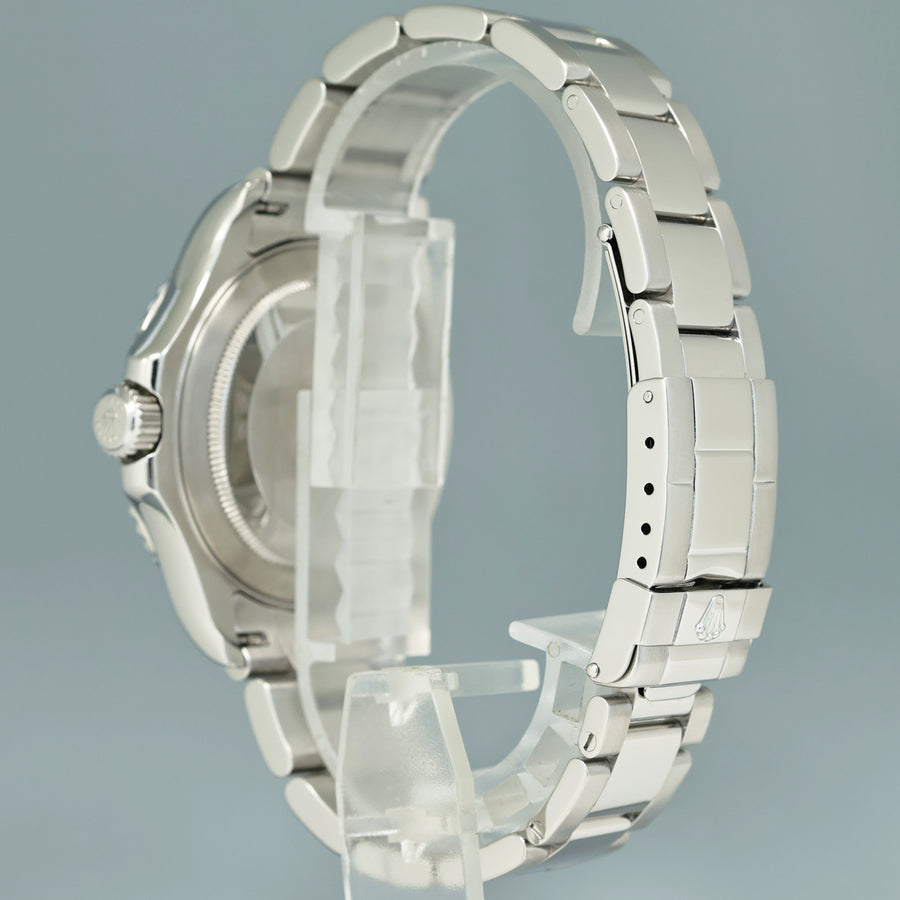 2010 MINT PAPERS Rolex 40mm Yacht-Master 16622 Steel Platinum Bezel Oyster Watch Box