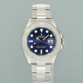 2025 NEW PAPERS Rolex Yacht-Master 126622 Steel 40mm Platinum Blue Dial Watch Box