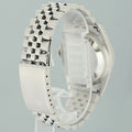 2003 MINT Rolex DateJust 16234 Silver Diamond Anniversary Jubilee Gold Fluted Watch
