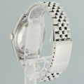 2003 MINT Rolex DateJust 16234 Silver Diamond Anniversary Jubilee Gold Fluted Watch