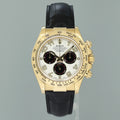 2025 RSC PAPERS Rolex 116518 Daytona Cosmograph White Panda Yellow Gold Watch Box